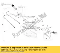 666965, Piaggio Group, Aderenza. l.h. vespa  primavera rp8m66700, rp8m68500, rp8m6692 rp8m66701, rp8m68501, rp8m66920, rp8m66111, rp8m66823,  rp8m82221, rp8m82413, rp8m82211, rp8m8243, zapma1401, rp8m8245, rp8m82121, rp8m82416, rp8m82413 rp8m82222, rp8m82210, rp8m82414, rp8m8242, rp8m8244, rp, Nuovo