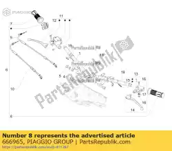 Here you can order the grip. L. H. From Piaggio Group, with part number 666965: