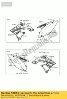 560540695, Kawasaki, merk, zijkap, kx250f f kx250 kawasaki kx 250 2011, Nieuw