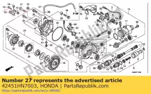 honda 42451HN7003 calço a (1,3) - Lado inferior