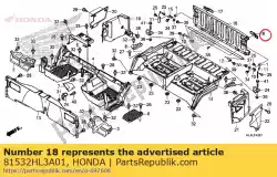 Here you can order the lock comp., l. Rr. Gate from Honda, with part number 81532HL3A01: