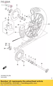 Suzuki 6141029F00 ajustador, corrente - Lado inferior