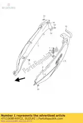 Aquí puede pedir cubierta comp, fram de Suzuki , con el número de pieza 4711008F40YC2: