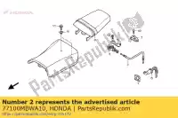 77100MBWA10, Honda, Seat assy., single honda cbr 600 2001 2002, New