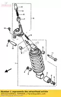 36Y222100000, Yamaha, ammortizzatore, posteriore yamaha fj 1100, Nuovo