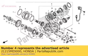 honda 21215ME9000 orifice, side gear case - Bottom side