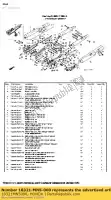 18321MN5000, Honda, caoutchouc, r. protecteur de chaleur honda gl 1500 1988 1989 1990 1991 1992 1993 1994 1995 1996 1997 1998 1999 2000, Nouveau