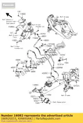 Ici, vous pouvez commander le pompe-huile-ass, abs, ty humide auprès de Kawasaki , avec le numéro de pièce 160820033: