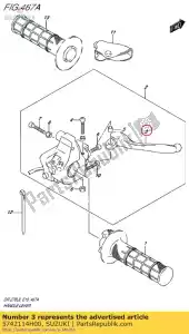 suzuki 5742114H00 levier, frein - La partie au fond