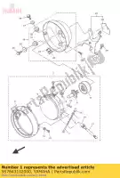 5S7843102000, Yamaha, zespó? reflektora yamaha  xjr xvs 950 1300 2009 2010 2011 2012 2014 2015 2016 2017 2018 2019, Nowy