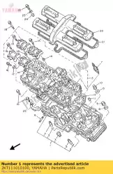 Qui puoi ordinare testata cilindro da Yamaha , con numero parte 2KT111010100: