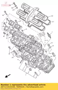 Yamaha 2KT111010100 conjunto de culata - Lado inferior