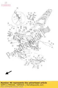 yamaha 56PF117M0000 cubierta 2 - Lado inferior