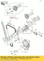 140130004, Kawasaki, 01 ring-positie kawasaki  450 2019 2020 2021, Nieuw