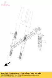 Tutaj możesz zamówić spr?? Yna, przedni widelec (k = 4,6) od Yamaha , z numerem części 1SL231413000: