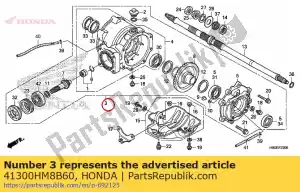 honda 41300HM8B60 gear assy., rr. final - Bottom side