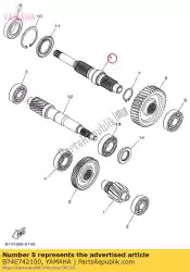 Ici, vous pouvez commander le essieu, entraînement auprès de Yamaha , avec le numéro de pièce B74E742100: