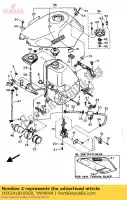 1HX241810000, Yamaha, amortecedor, localizando 1 yamaha fzr trx genesis fzrrr 600 400 850, Novo