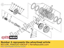 Here you can order the roller cage d8x12x10 from Piaggio Group, with part number 85110R: