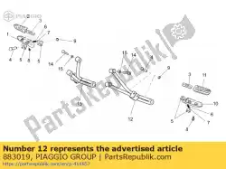 Tutaj możesz zamówić podnó? Ek lewy od Piaggio Group , z numerem części 883019: