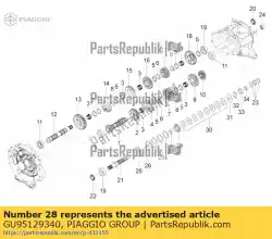 Tutaj możesz zamówić pralka od Piaggio Group , z numerem części GU95129340: