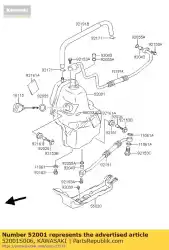 Here you can order the tank-oil from Kawasaki, with part number 52001S006: