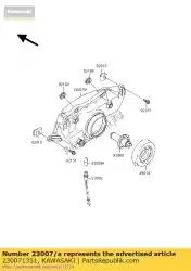 Aqui você pode pedir o lente-comp, farol u zx900-c1 em Kawasaki , com o número da peça 230071351: