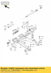 Qui puoi ordinare catena guida zx900-a1 da Kawasaki , con numero parte 120531119: