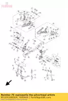 90109100E600, Yamaha, bullone (1fn) yamaha fz fzs gts 750 1000 1986 1993 1994 1998 2001 2002 2003 2004 2005, Nuovo