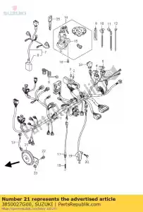 Suzuki 3850027G00 corne assy - La partie au fond