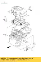 1378047H00, Suzuki, Filtre à air suzuki  gsx r gsx s 1000 2009 2010 2011 2012 2014 2015 2016 2018, Nouveau