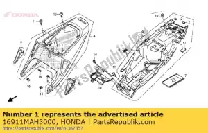 honda 16911MAH3000 protecteur - La partie au fond