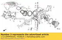 17210MM9000, Honda, case comp., purificador de ar honda xl 600 1988 1993, Novo