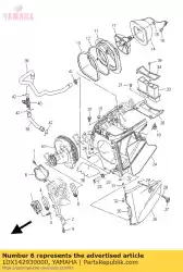 Ici, vous pouvez commander le couverture 1 auprès de Yamaha , avec le numéro de pièce 1DX142930000: