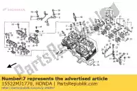 15522MJ1770, Honda, pipe comp. b, alimentazione dell'olio honda cb 750 1992 1994 1995 1996 1997 1998 1999 2001, Nuovo