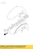 6875022H00FSF, Suzuki, set di nastri, anteriore suzuki vlr intruder c1800 r ru2 touring rt vlr1800r 1800 , Nuovo