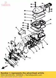 Qui puoi ordinare valvola lamellare assy da Yamaha , con numero parte 55K136100100: