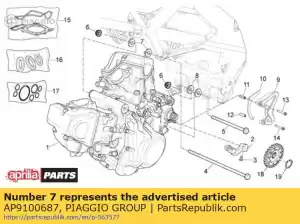 Piaggio Group AP9100687 rondella 28x10,5x3 - Il fondo