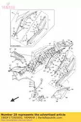 Tutaj możesz zamówić kret, os? Ona boczna 3 od Yamaha , z numerem części 1WDF171N0000: