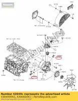 430490043, Kawasaki, 01 verpakking kawasaki kaf1000 mule prodx eps diesel prodxt 1000 , Nieuw