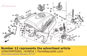 Honda 16965MM5000 lever,fuel cock - Bottom side