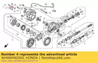 40400HN2000, Honda, conjunto de eje., fr. propulsor honda trx500fa fourtrax foreman 500 , Nuevo