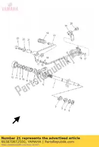 yamaha 903870872500 ko?nierz (2x3) - Dół