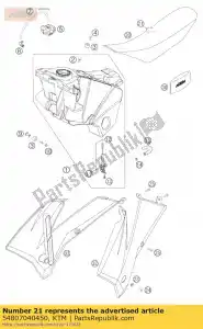 ktm 54807040450 pokrywa siedziska czarna bez logo 05 - Dół