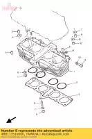 4BB113510000, Yamaha, pakking, cilinder yamaha xj 900 1986 1987 1989 1990 1991 1992, Nieuw