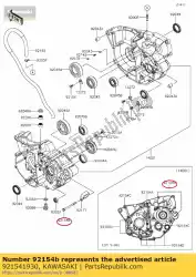 Here you can order the bolt,flanged,6x70 kx450hgf from Kawasaki, with part number 921541930: