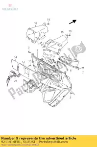 suzuki 9211414F01 poduszka przednia b - Dół