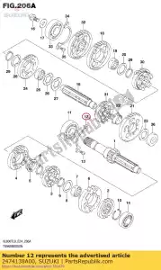 suzuki 2474138A00 servitore - Il fondo