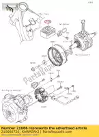 210660726, Kawasaki, spanning van de regelaar kawasaki d tracker 150 klx150bf , Nieuw