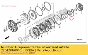 honda 22542HN8003 siège, ressort de rappel - La partie au fond